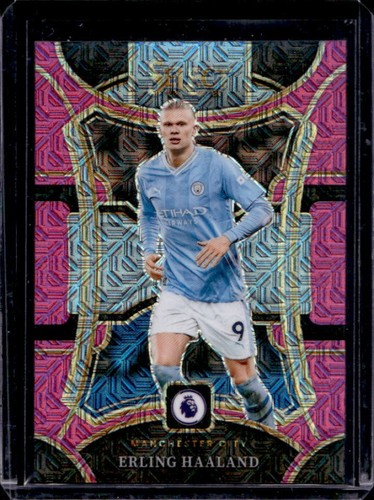 Erling Haaland 2023 Panini Prizm Pink Mojo /325