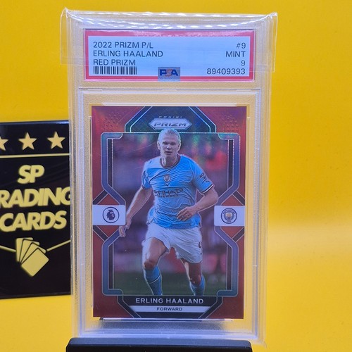 Erling Haaland 2022 Panini Prizm Premier League Red /149