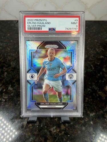 Erling Haaland 2022 Panini Prizm Premier League Silver Prizm