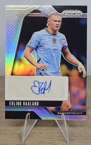 Erling Haaland 2024 Panini Prizm Premier League Silver Prizm 9/99