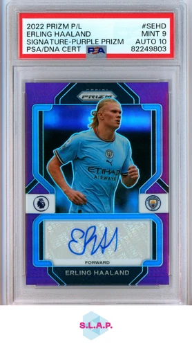 Erling Haaland 2022 Panini Prizm Purple Prizm /25