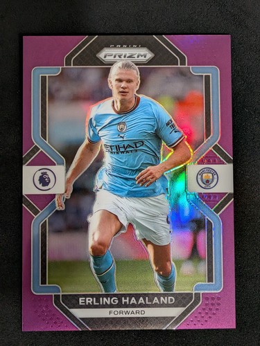Erling Haaland 2022 Panini Prizm Purple Prizm /49