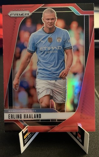Erling Haaland 2024 Panini Prizm Red Prizm /199