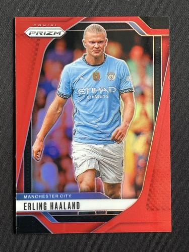 Erling Haaland 2024 Panini Prizm Red Prizm /199