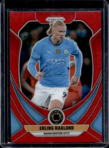Erling Haaland 2025 Panini Prizm Rosso /199