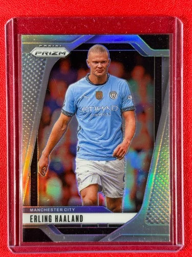Erling Haaland 2024 Panini Prizm Silver Prizm