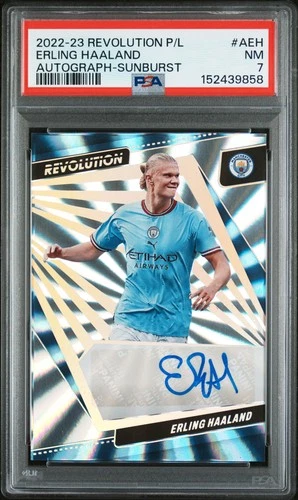Erling Haaland 2022 Panini Revolution Premier League Sunburst /25