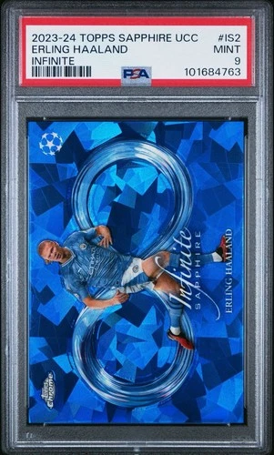 Erling Haaland 2023 Topps Sapphire