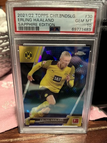 Erling Haaland 2021 Topps Sapphire Edition Sapphire