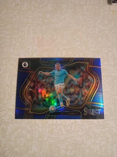 Erling Haaland 2022 Panini Select Blue
