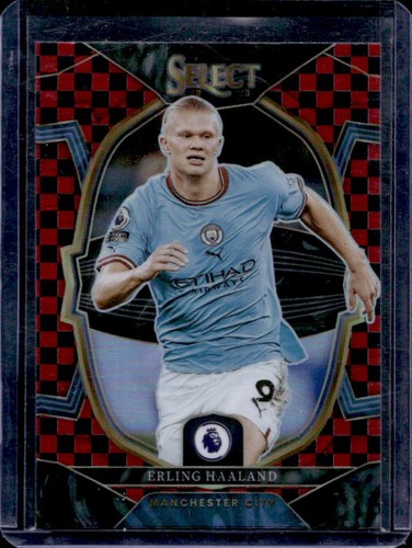 Erling Haaland 2022 Panini Select Checkerboard Prizm #61