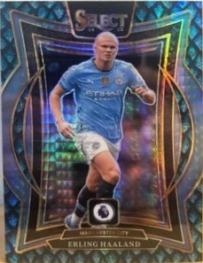 Erling Haaland 2024 Panini Select Dragon Scale /48