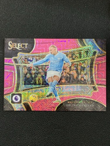 Erling Haaland 2023 Panini Select Field Pink Mojo /325