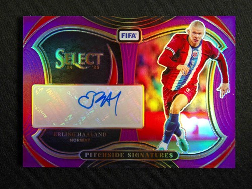 Erling Haaland 2024 Panini Select FIFA Purple /49