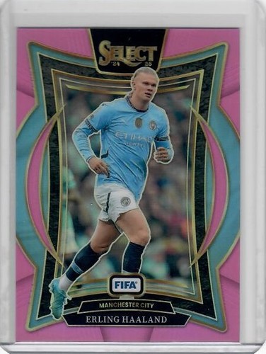 Erling Haaland 2024 Panini Select FIFA Rosa Prizm /59