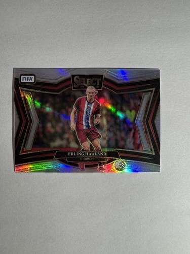 Erling Haaland 2024 Panini Select FIFA Silver Prizm