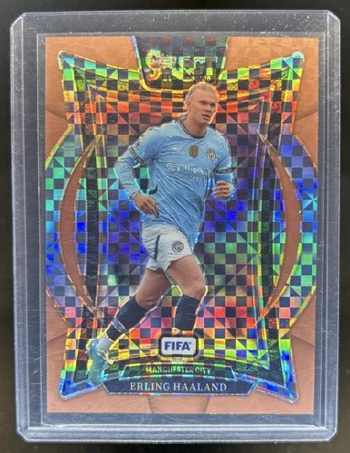 Erling Haaland 2024 Panini Select FIFA Terraza Bronce /75