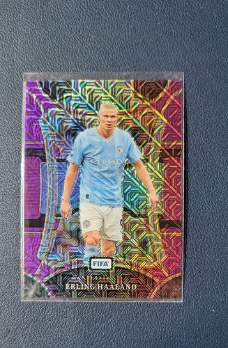 Erling Haaland 2023 Panini Select FIFA Viola Mojo Prizm