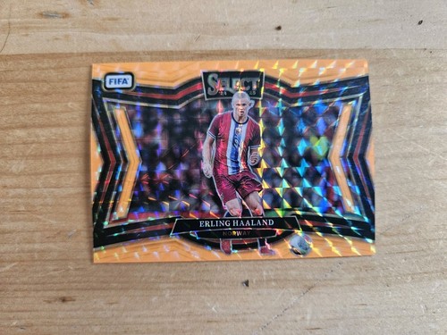 Erling Haaland 2024 Panini Select Fluorescent Orange Prizm /125