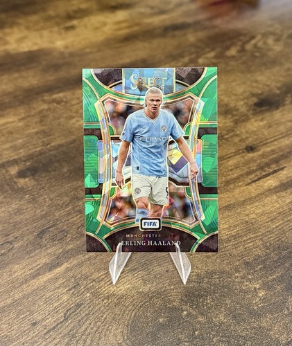 Erling Haaland 2024 Panini Select Green Ice Prizm #112