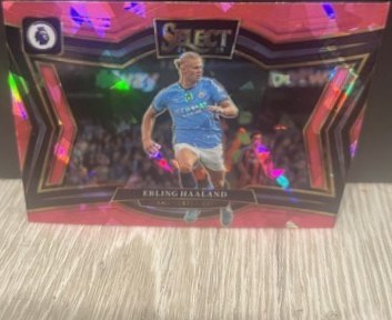 Erling Haaland 2024 Panini Select Ice Prizm