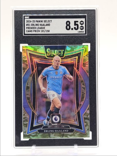 Erling Haaland 2024 Panini Select Mimetica Prizm /150