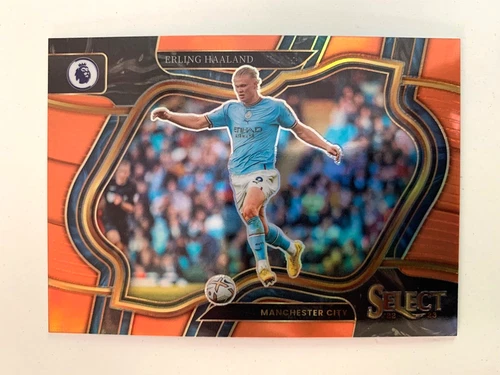 Erling Haaland 2022 Panini Select Orange Prizm /75
