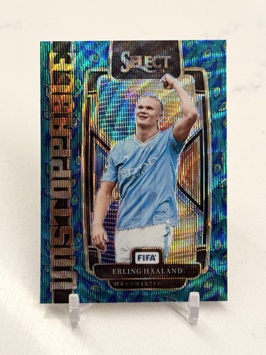 Erling Haaland 2023 Panini Select Peacock Prizm