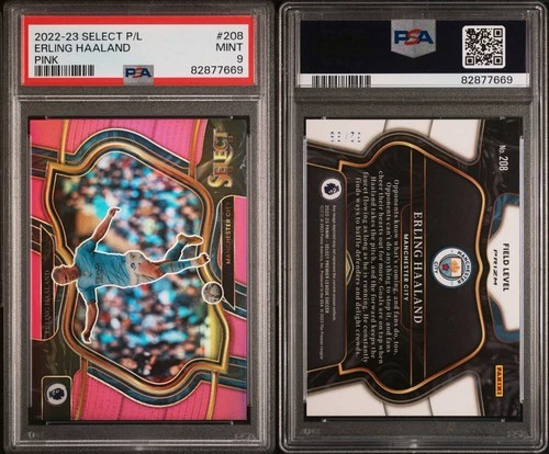 Erling Haaland 2022 Panini Select Pink /99