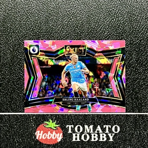 Erling Haaland 2024 Panini Select Pink Cracked Ice