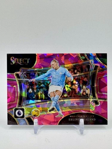 Erling Haaland 2023 Panini Select Pink Ice
