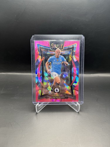 Erling Haaland 2024 Panini Select Pink Ice Prizm
