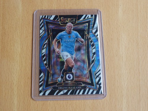 Erling Haaland 2024 Panini Select Premier League Zebra