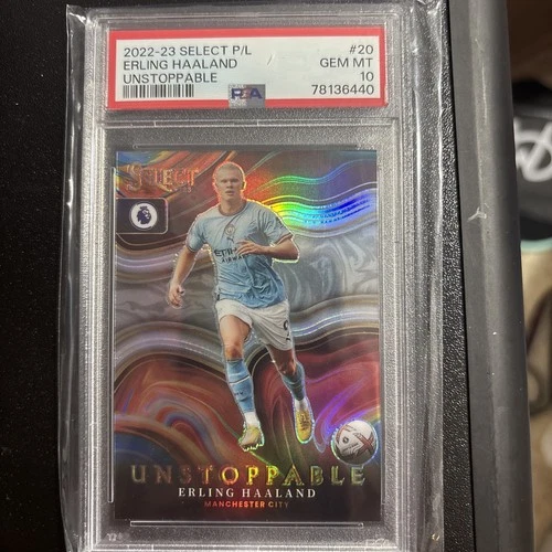 Erling Haaland 2023 Panini Select Prizm