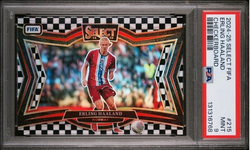Erling Haaland 2024 Panini Select Prizm Chessboard
