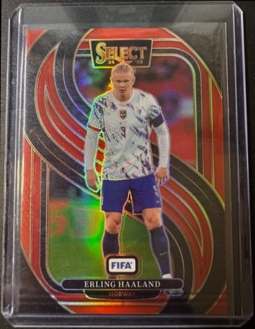 Erling Haaland 2024 Panini Select Red