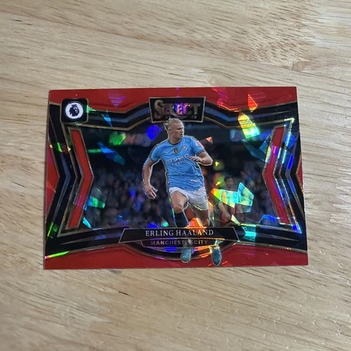 Erling Haaland 2024 Panini Select Red Ice