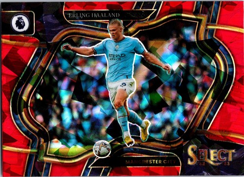 Erling Haaland 2022 Panini Select Red Ice