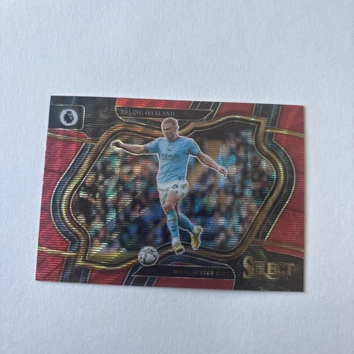 Erling Haaland 2022 Panini Select Red Prizm