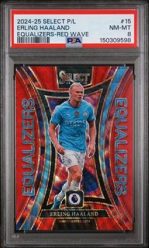 Erling Haaland 2024 Panini Select Red Wave /49