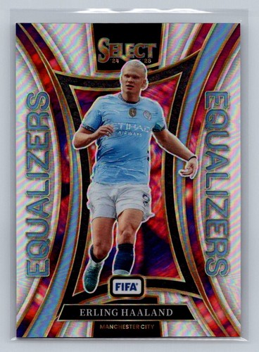 Erling Haaland 2024 Panini Select Silver Prizm