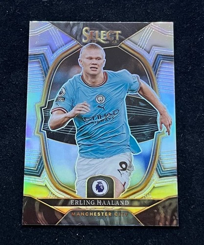 Erling Haaland 2022 Panini Select Silver Prizm