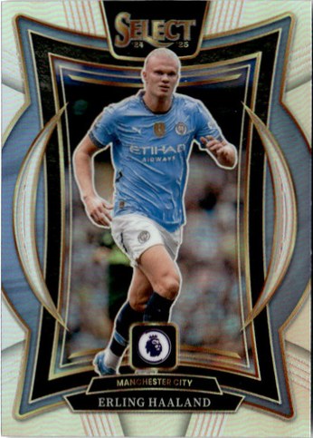 Erling Haaland 2024 Panini Select Silver Prizm #15