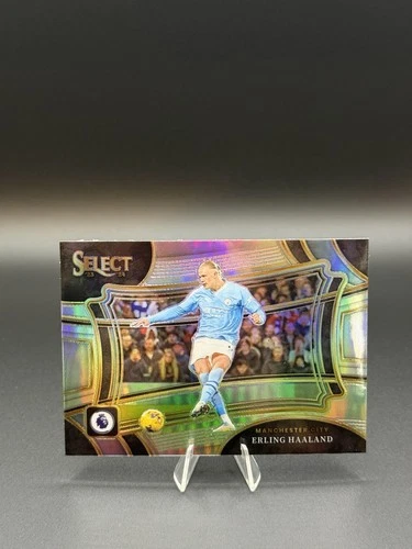 Erling Haaland 2023 Panini Select Silver Prizm
