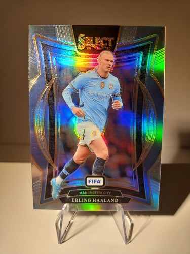 Erling Haaland 2024 Panini Select Silver Prizm