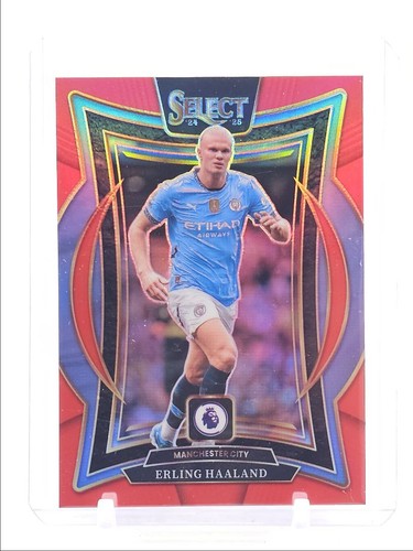 Erling Haaland 2024 Panini Select Terraza Rojo Prizm