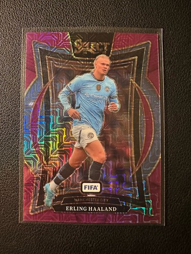 Erling Haaland 2024 Panini Select Viola Mojo Prizm