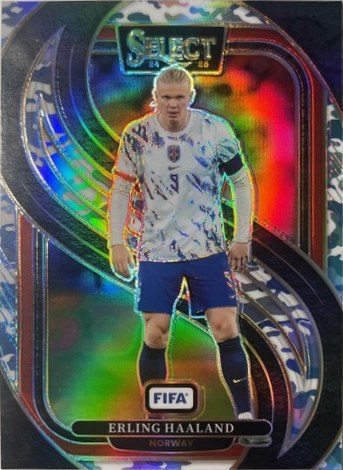 Erling Haaland 2024 Panini Select Winter Camo /49
