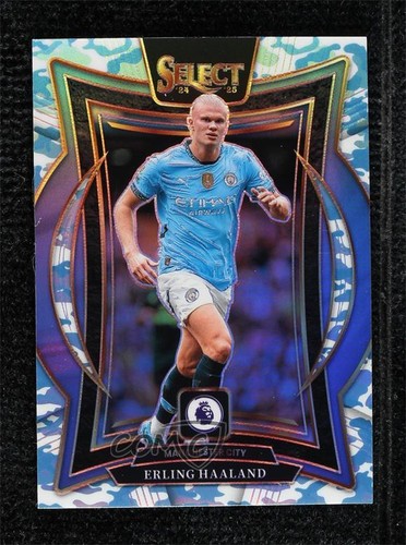 Erling Haaland 2024 Panini Select Winter Camo Prizm /49