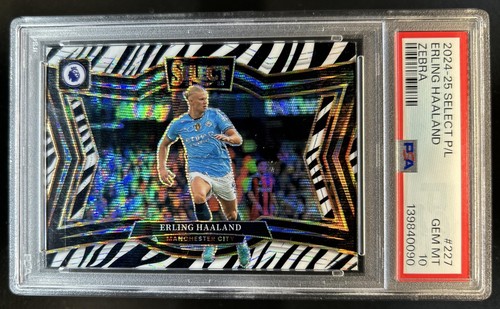 Erling Haaland 2024 Panini Select Zebra #227